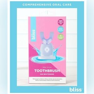 Bliss 360 uUltrasonic Whitening Toothbrush New